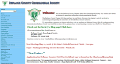 Desktop Screenshot of defiancecountygenealogy.org